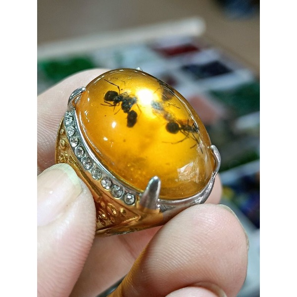 cincin katilayu semut warna kuning Cristal qualitas hq baca dahulu deskripsi produk
