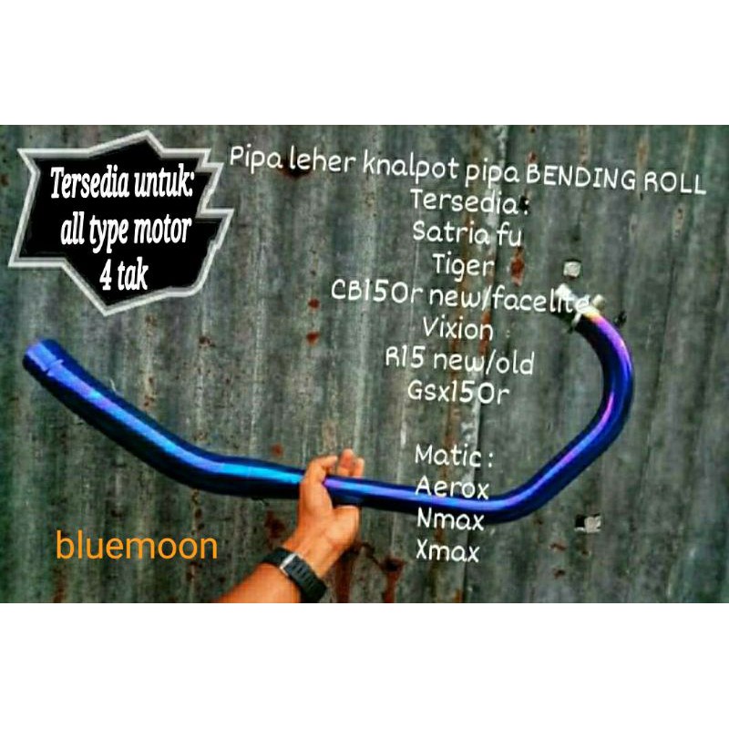 Leher header knalpot roll bending Jupiter mx vixion Suzuki GSX CB150 r R15/V3 KLX CRF  model R9