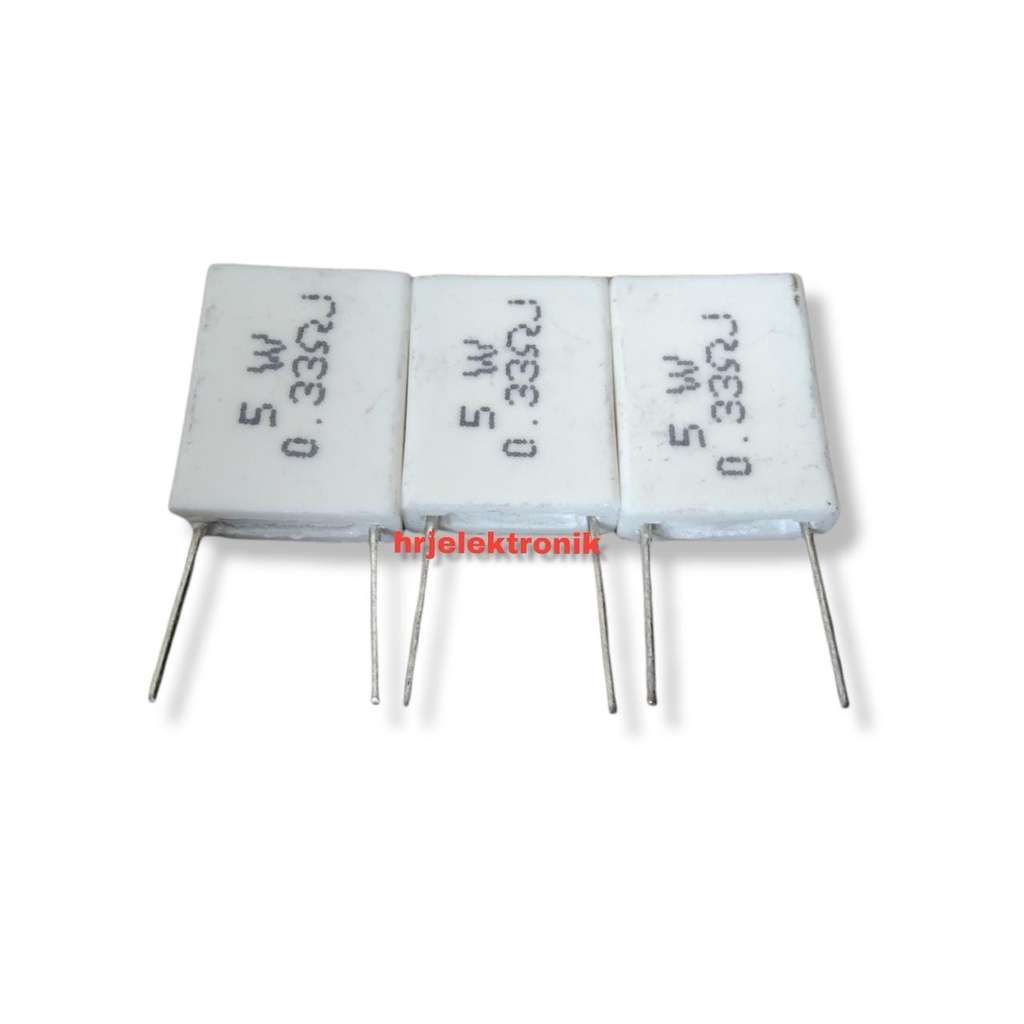 resistor 5 watt BPR 0.33 resistor 5 watt