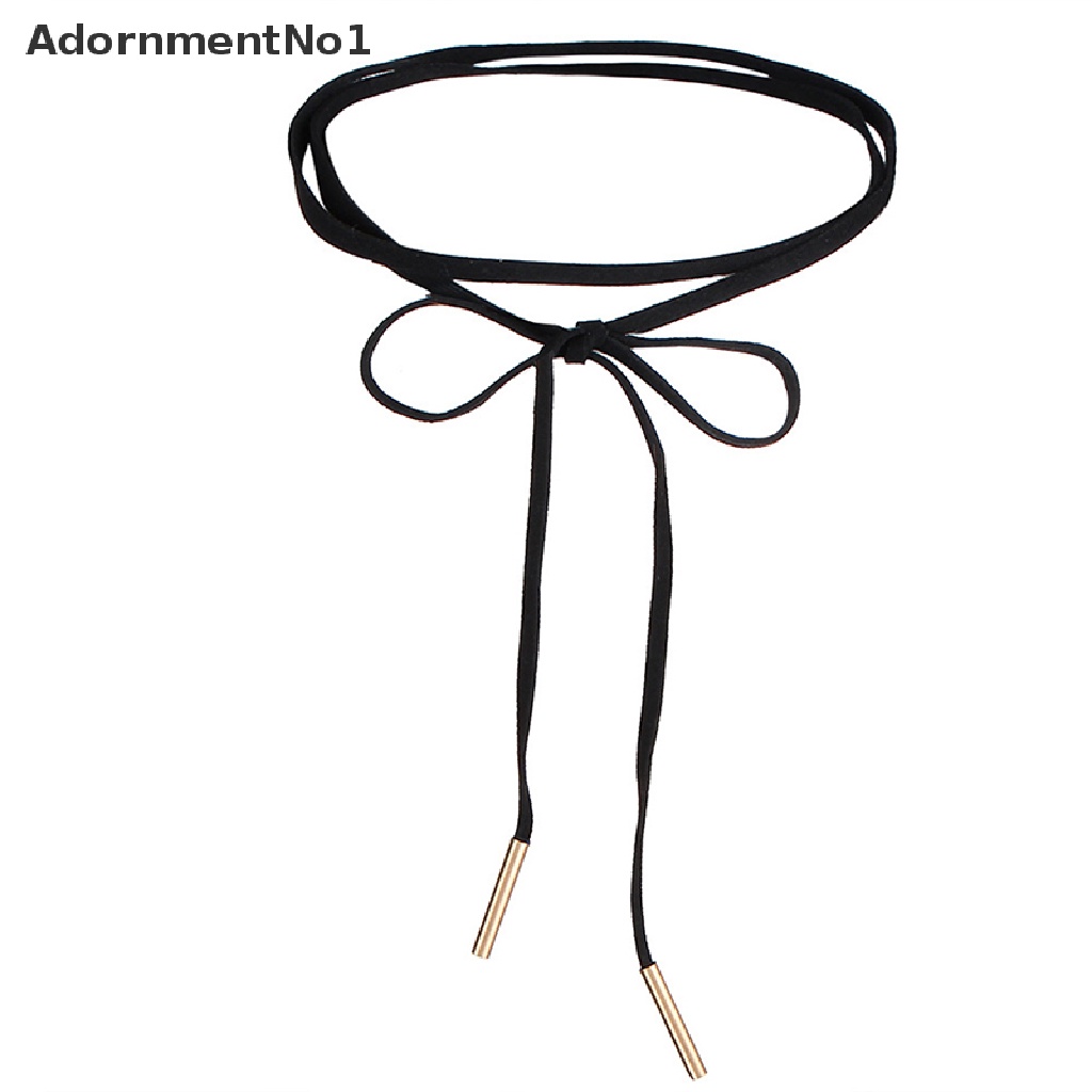 (AdornmentNo1) Kalung Choker Velvet Stretch Klasik Gaya Gothic Untuk Wanita