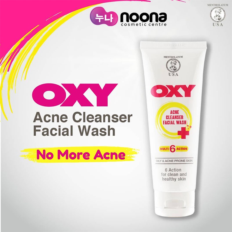 BYE BYE JERAWAT &amp; MINYAK] [ Oxy Acne Cleanser Facial Wash 50GR | Pembersih Wajah Jerawat | Anti Acne | Anti Minyak_Cerianti