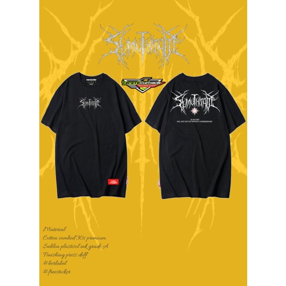 Kaos PSHT semut hitam , @terate_clothbjn