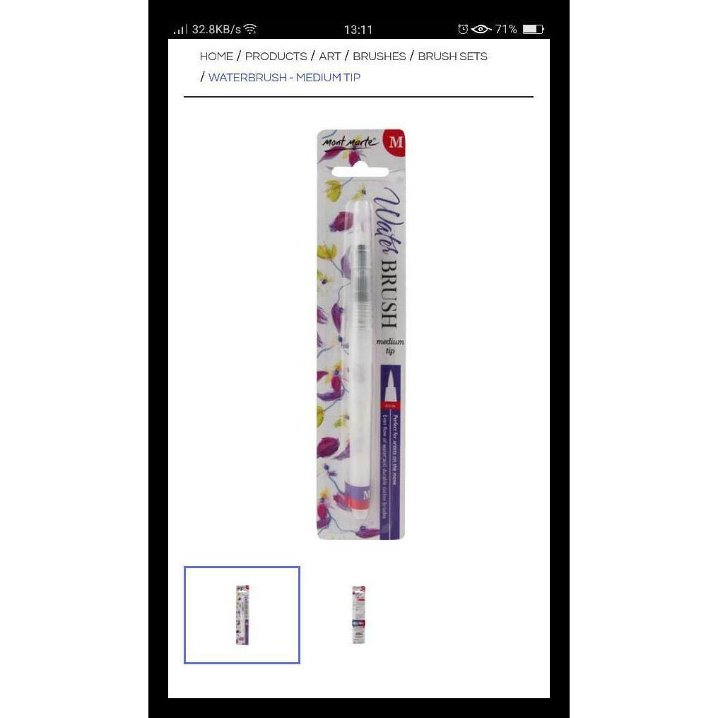 

BANTING HARGA MONT MARTE WATER BRUSH MEDIUM TIP PERALATAN MELUKIS MURAH MERIAH