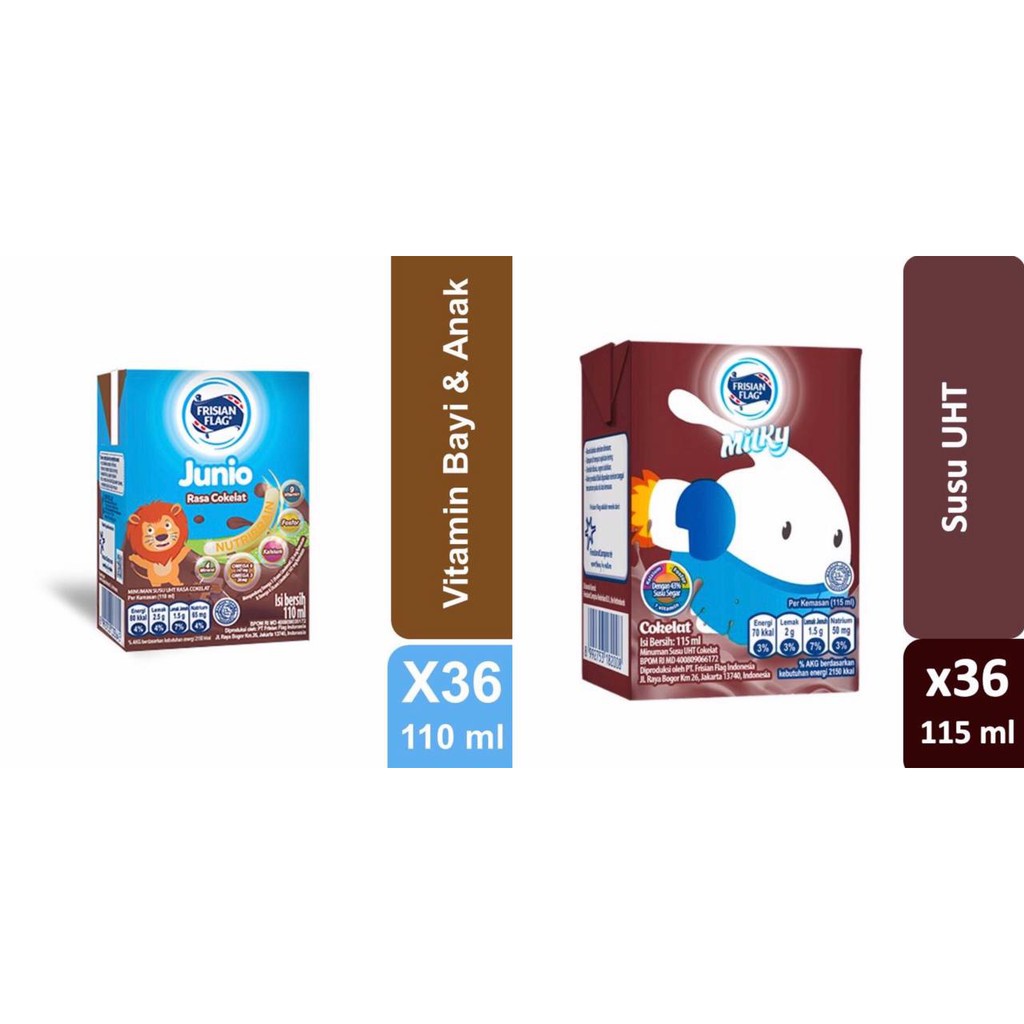 

FRISIAN FLAG UHT CHOCOLATE CARTON PACK 36x110ML