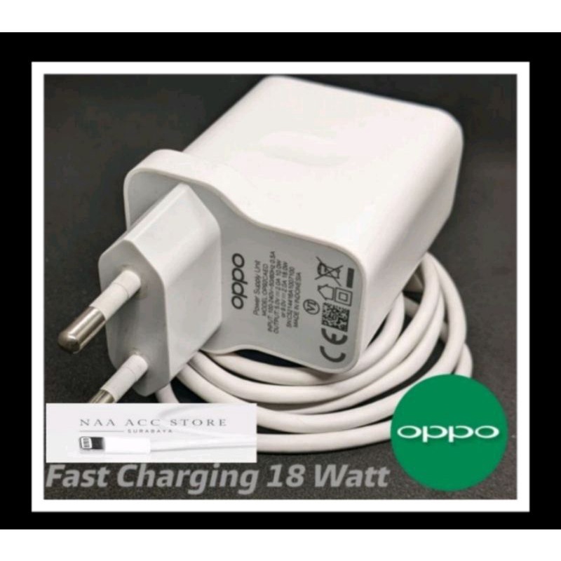 Charger OPPO A5 2020 A9 2020 A53 A54 A57 A59 A92  RENO 3 RENO 4 RENO 4F F21 PRO 4G RENO 7Z 5G A95 A96 A76 RENO 7 K10 original 100% Fastcharging 33W 33WATT 18W 18WATT Type c