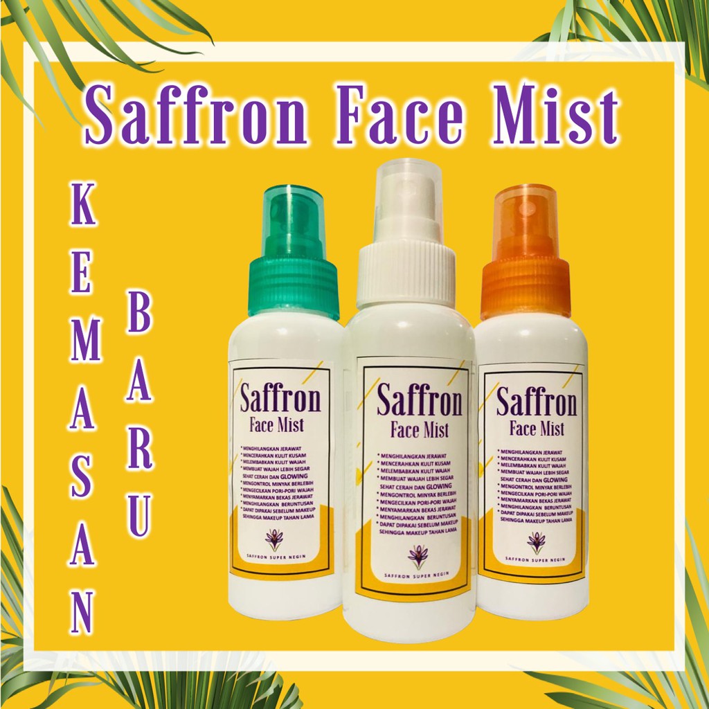 Facemist Safron Ori Safron Face Mist 100ml Saffron Face Mist Super Negin