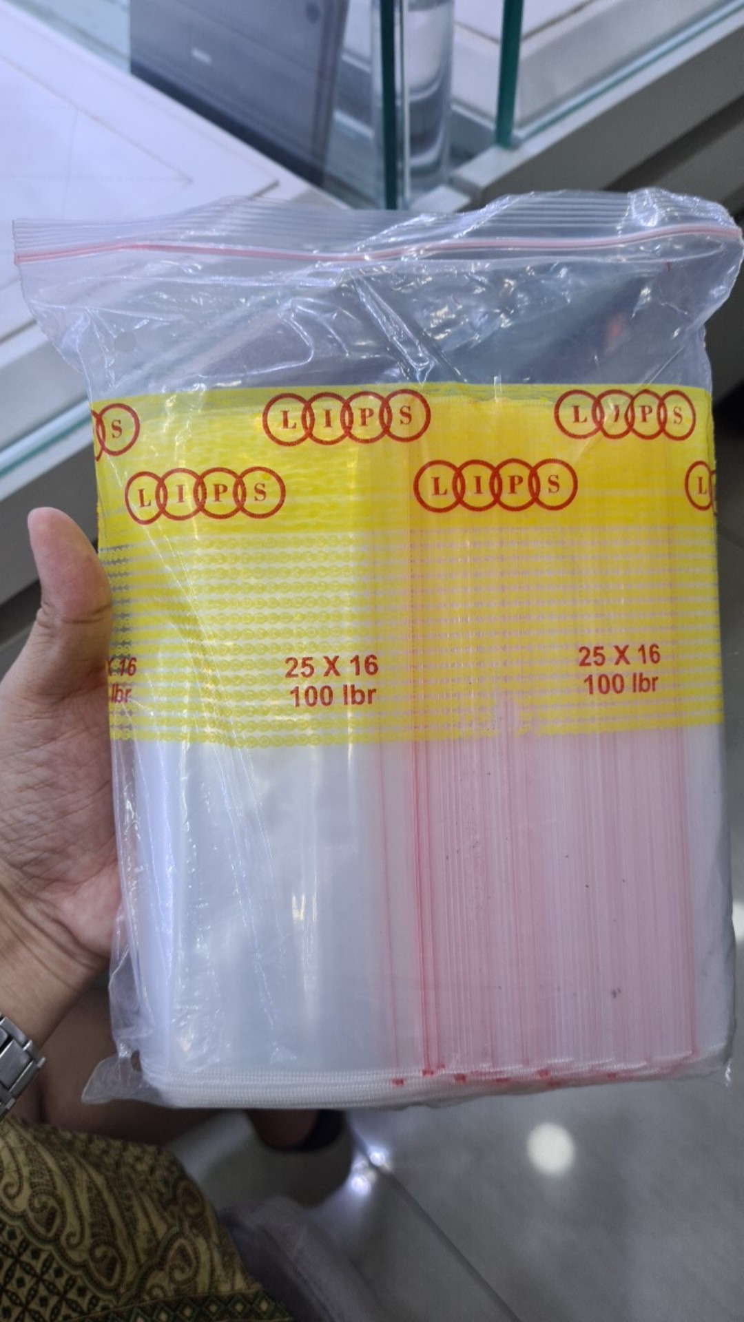 Plastik Klip Uk 16x25, Plastik Zipper Lock