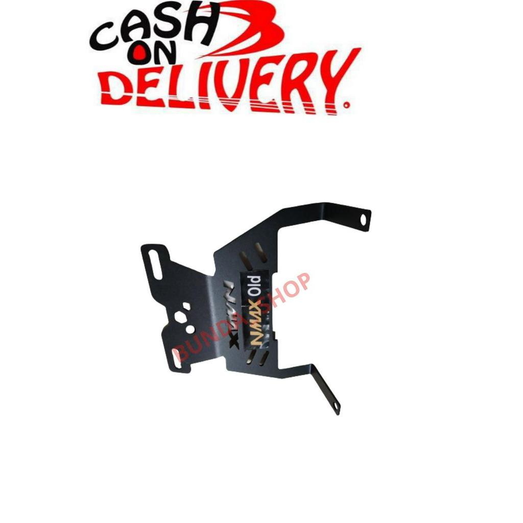 BRACKET DUDUKAN PLAT YAMAHA NMAX/plat nomor kumis nmax