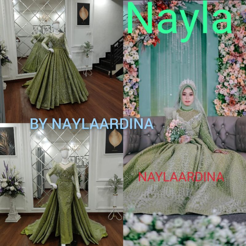 VIRAL//GOWN WEDDING 3 IN 1//GOWN MEWAH BEREKOR//GOWN SLIM PREMIUM//GAUN