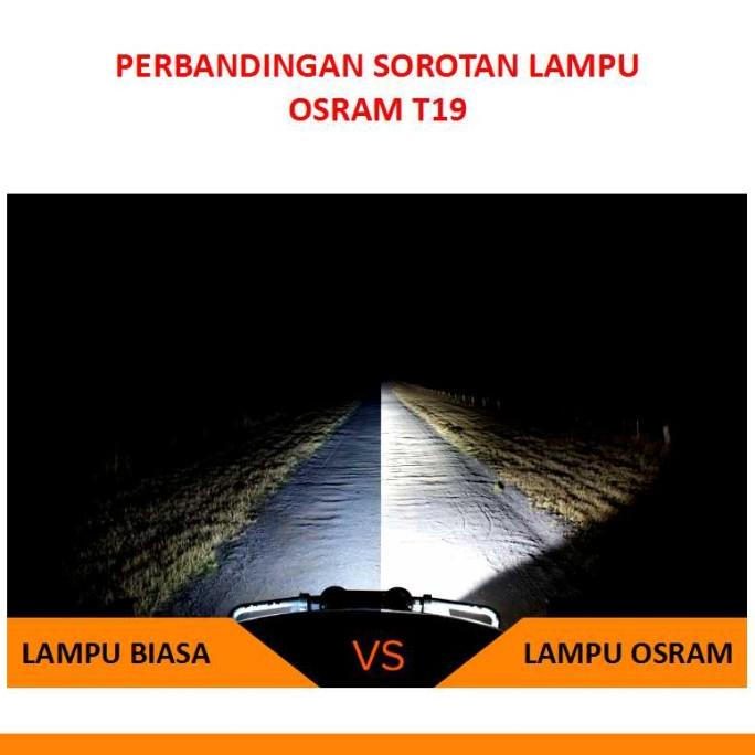 Cod Lampu Depan Led Motor Honda Beat 2012 - 2018 Osram T19 Warna Putih