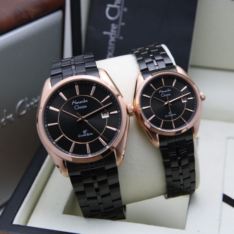 JAM TANGAN ALEXANDRE CHRISTIE 8578 COUPLE