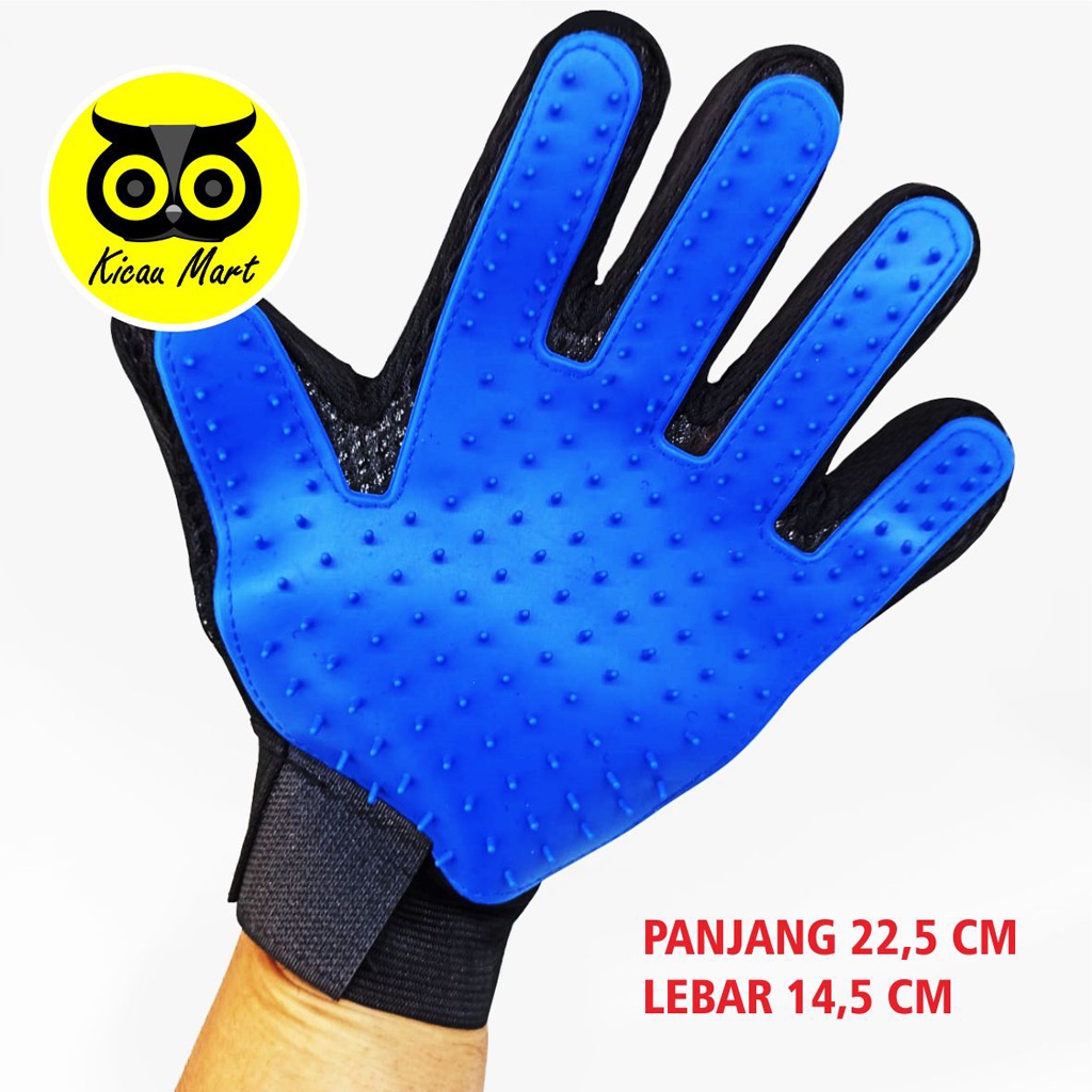 PET GLOVE SARUNG TANGAN KUCING SIKAT BULU HEWAN SISIR PEMBERSIH BULU ANJING KUCING KELINCI SARUNG TANGAN SISIR MANDI HEWAN PET CAT DOG GROOMING