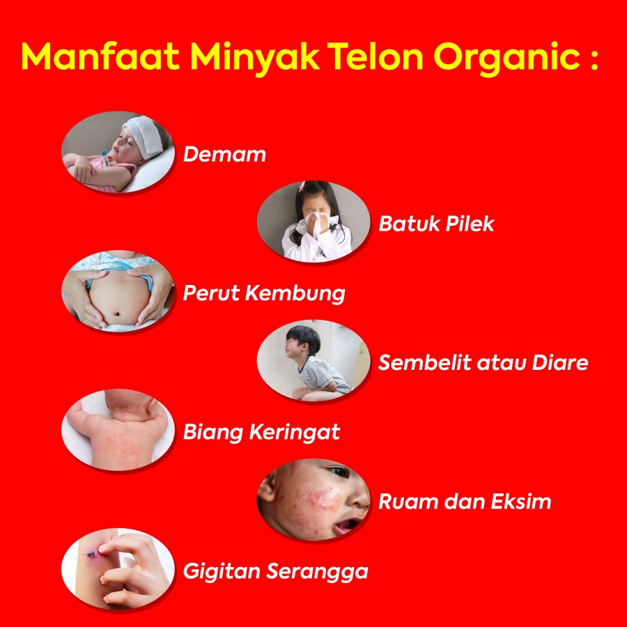 Heroil minyak telon herbal alami untuk anak dan dewasa essential baby oil organic aromaterapi