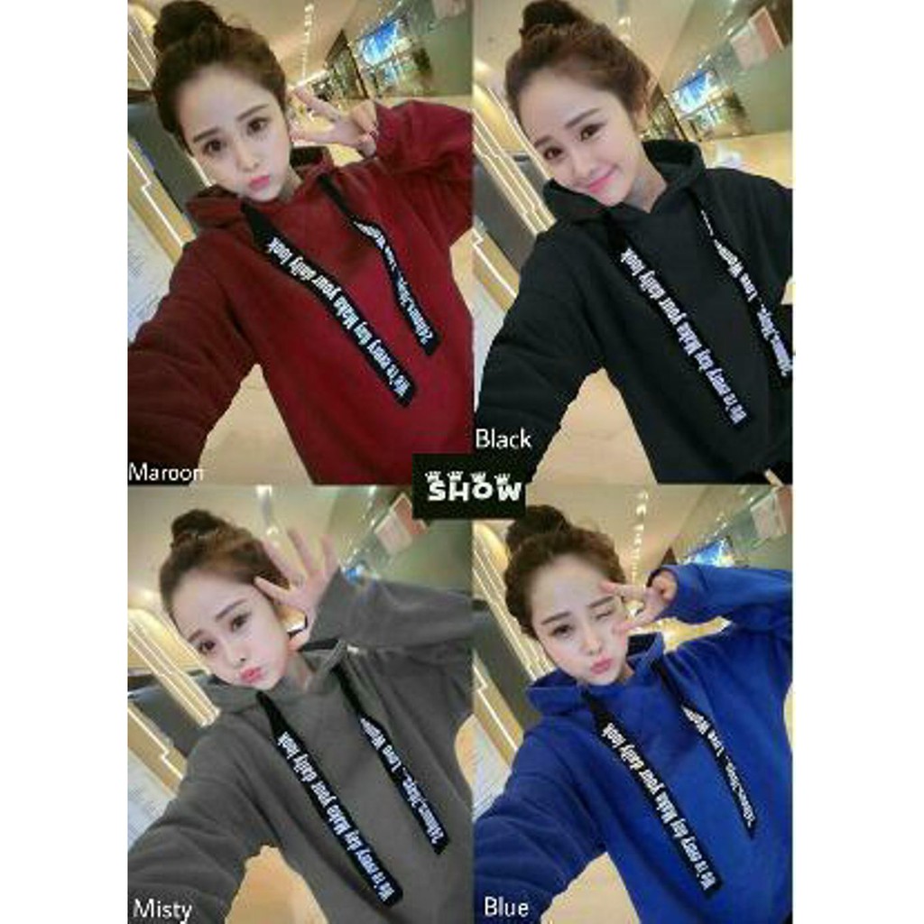 BESS - Sweater Hoodie Wanita Tali / Sweater Hoodie Tali SELLA