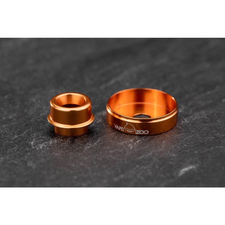 Spare Part Legal RDA Widebord DripTip + Katchring Alumunium Polished