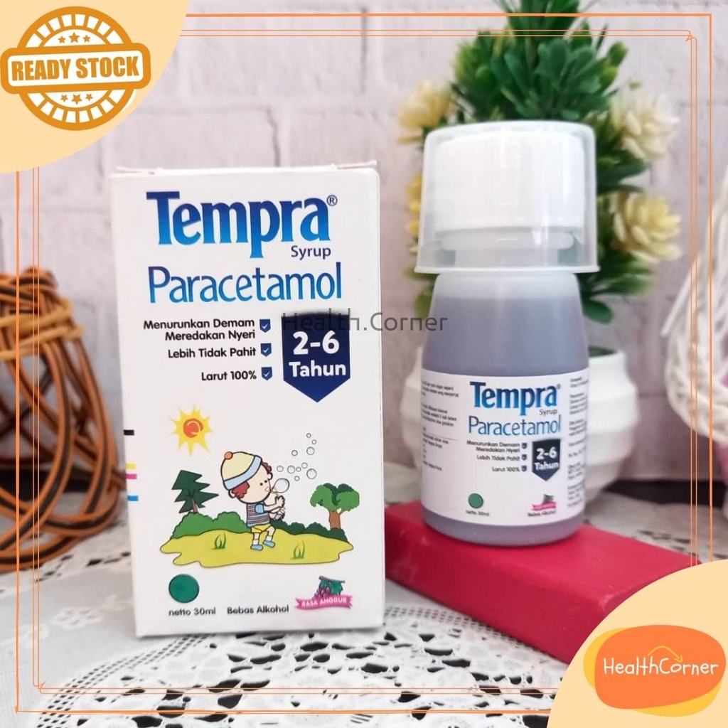 Tempra Syrup Kids Paracetamol / Tempra Paracetamol Penurun Panas Demam Anak / Obat Demam Anak