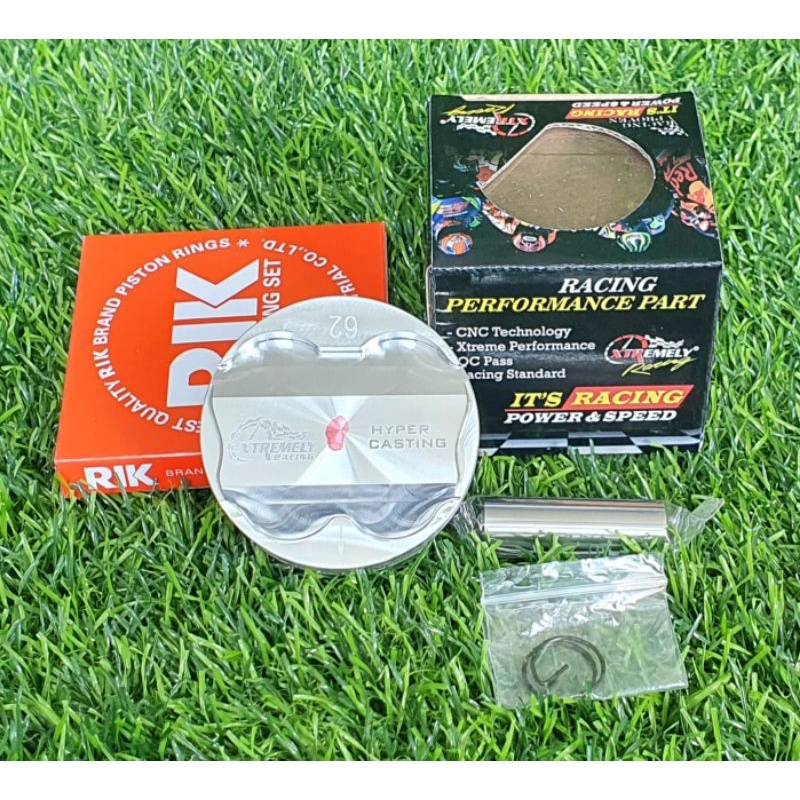 Piston Hyper Casting High Compresi MX / MX King / N max / Aerox / Wr155 / R15VVA Size 62mm & 63mm-2