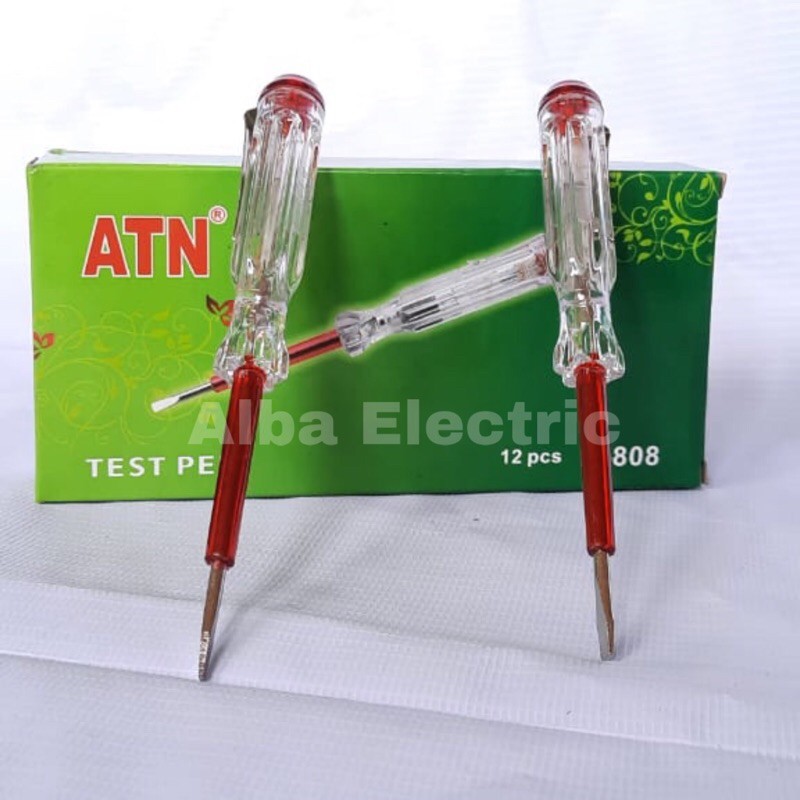 Testpen Merah Min ATN 808 / Obeng testpen ATN