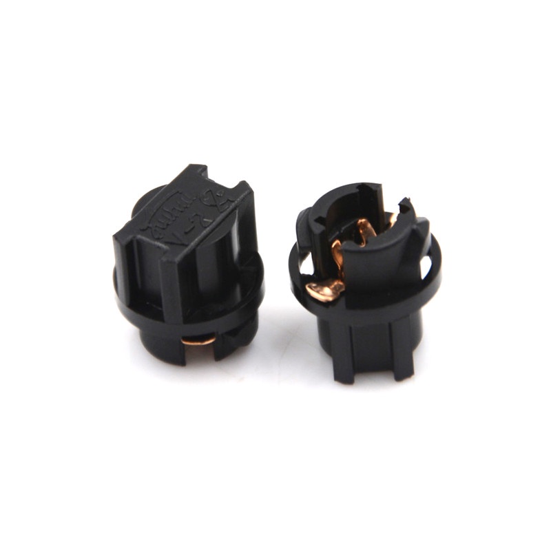 &lt; E2id &amp; &gt; 10Pcs T5 Soket Twist Lock Untuk Lampu Bohlam Dashboard Mobil