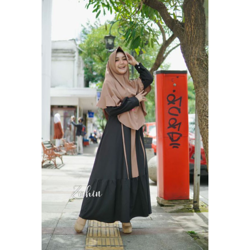 GAMIS SYAR'I ZAHIN ORI  /GAMIS SYARI  SIMPEL//GAMIS REMAJA