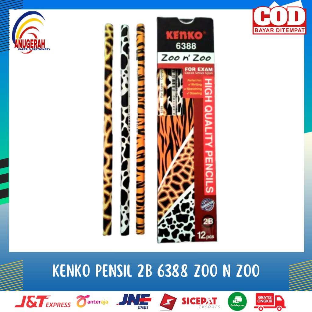

KENKO PENSIL 2B 6388 ZOO N ZOO (LSN)