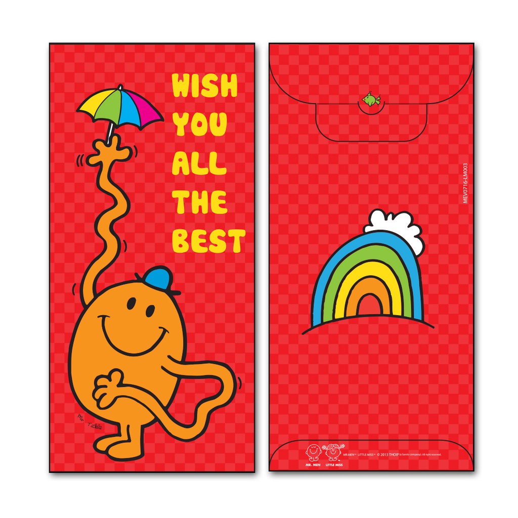 

SOMETHING SWEET CARDS - MONEY ENVELOPES MEDIUM - ANGPAO - MR MEN - LM003
