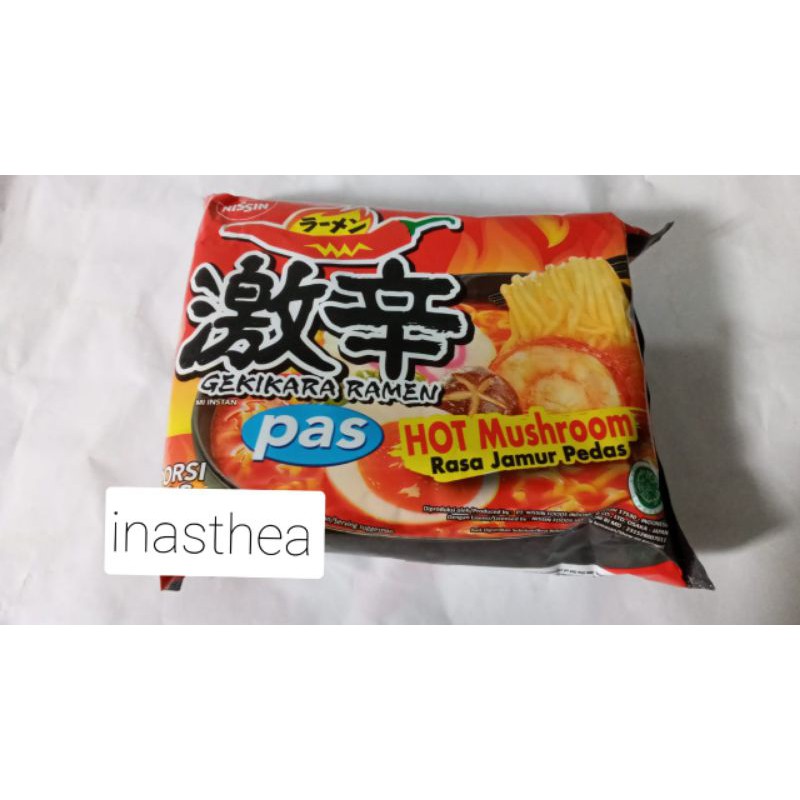 Jual Mie Nissin Gekikara Ramen Rasa Jamur Pedas 74g Indonesia Shopee