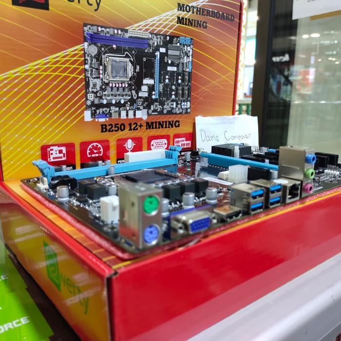 MOTHERBOARD Qwerty B250 DDR4 B250-BTC 2400MHZ 12 X PCI-E LGA 1151 NEW