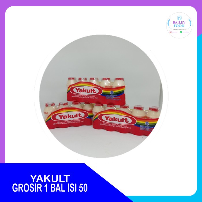 

TRADISIONALMINUMAN- YAKULT GROSIR 1 BAL/YAKULT ISI 5/MINUMAN PROBIOTIK/MINUMAN SEHAT -MINUMAN-