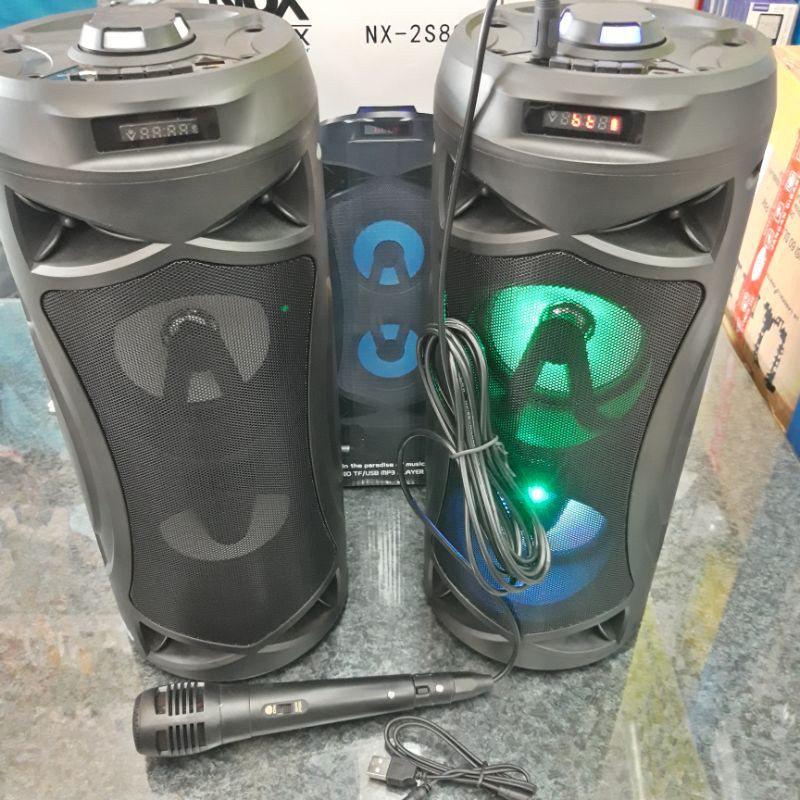 Speaker Bluetooth NixNox NX-2S89BT Plus Mic Speaker Karaoke