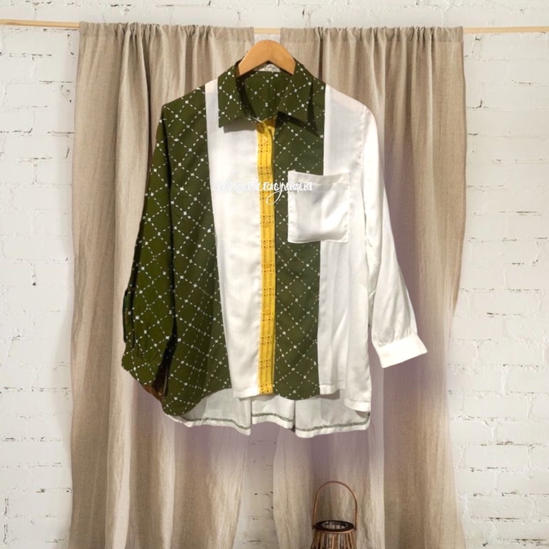 Sashiko top patchwork