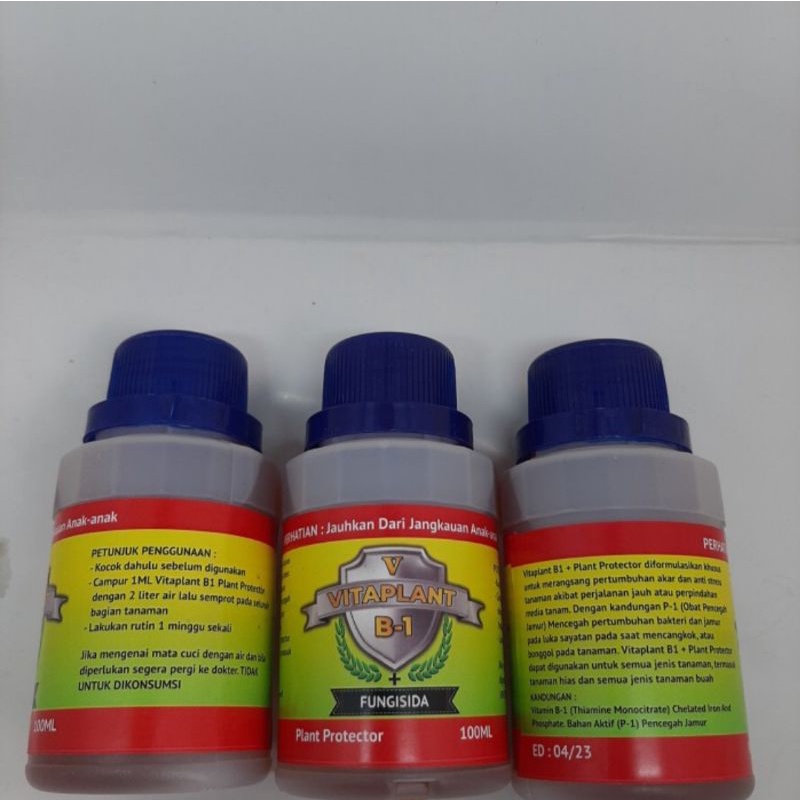 Pupuk Vitaplant Vitamin B1 Plus Fungisida 100 ml