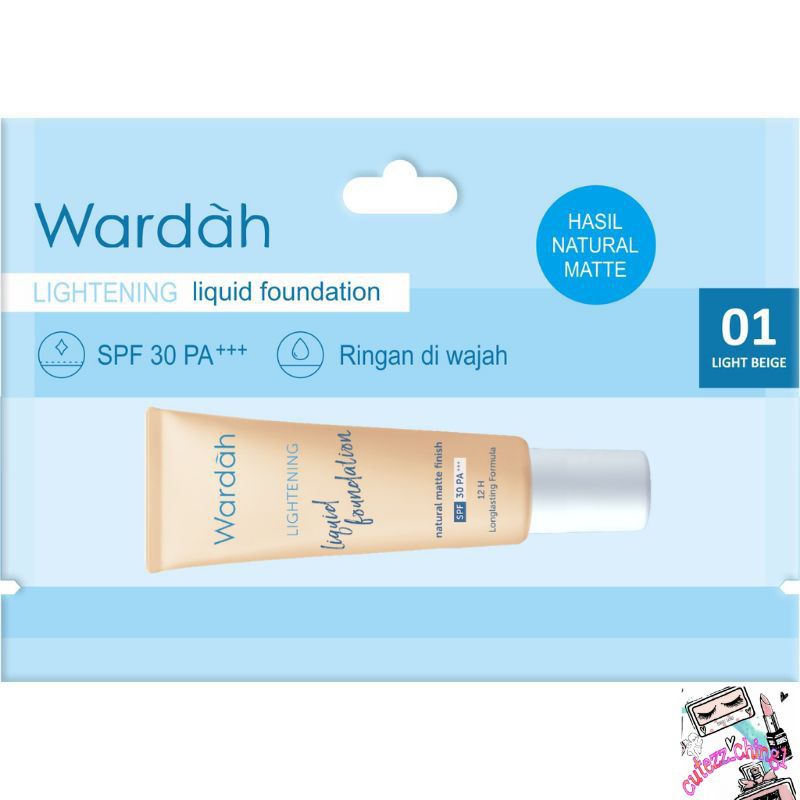 ☃Cutezz_Ching1☃Wardah Lightening Liquid Foundation