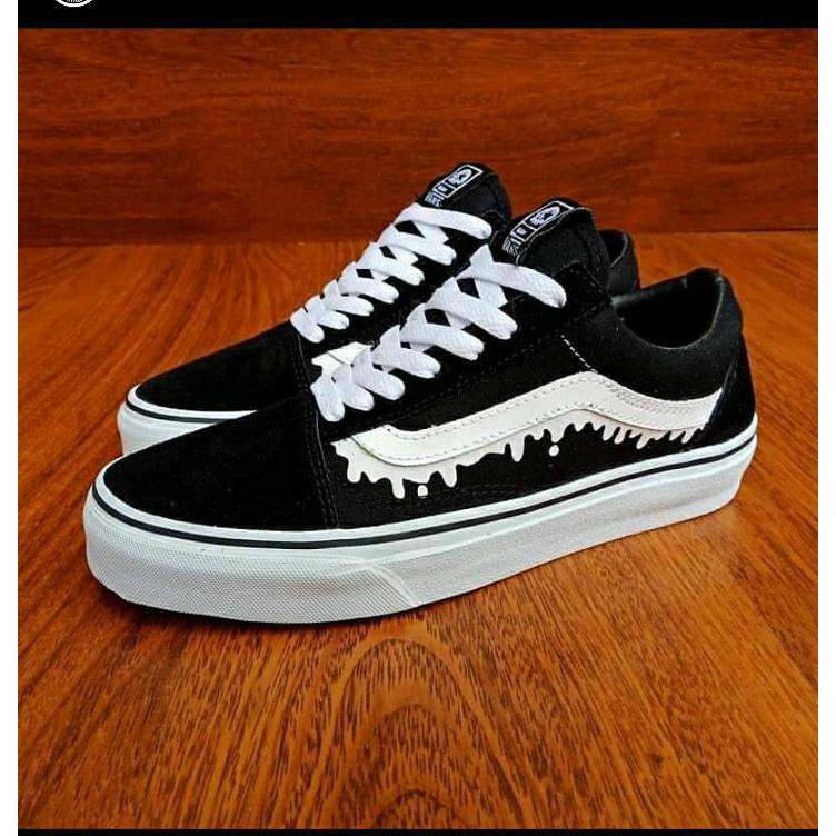 PROMO SEPATU VANS MOTIF LUMER OLDSKOOL SEKOLAH SANTAI PREMIUM TERBARU 1.2.3
