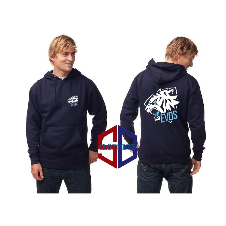 Jaket Hoodie Evos Esports Logo - Navy