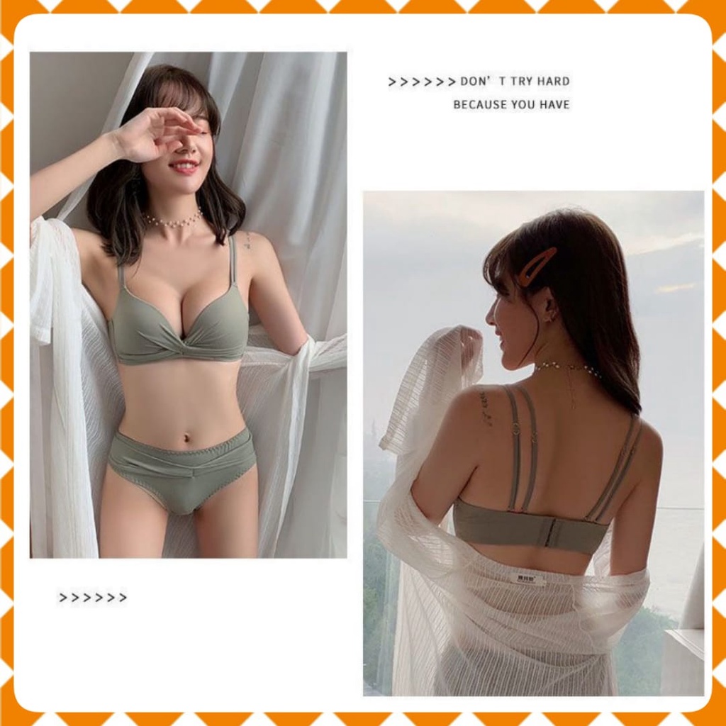 BRA Wanita Sexy Bh Import Tanpa Kawat Seamless Tali Silang Premium Quality