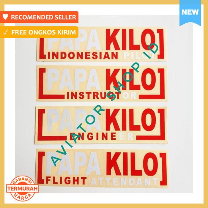 

Stiker - Papa Kilo - Pengikat & Perekat