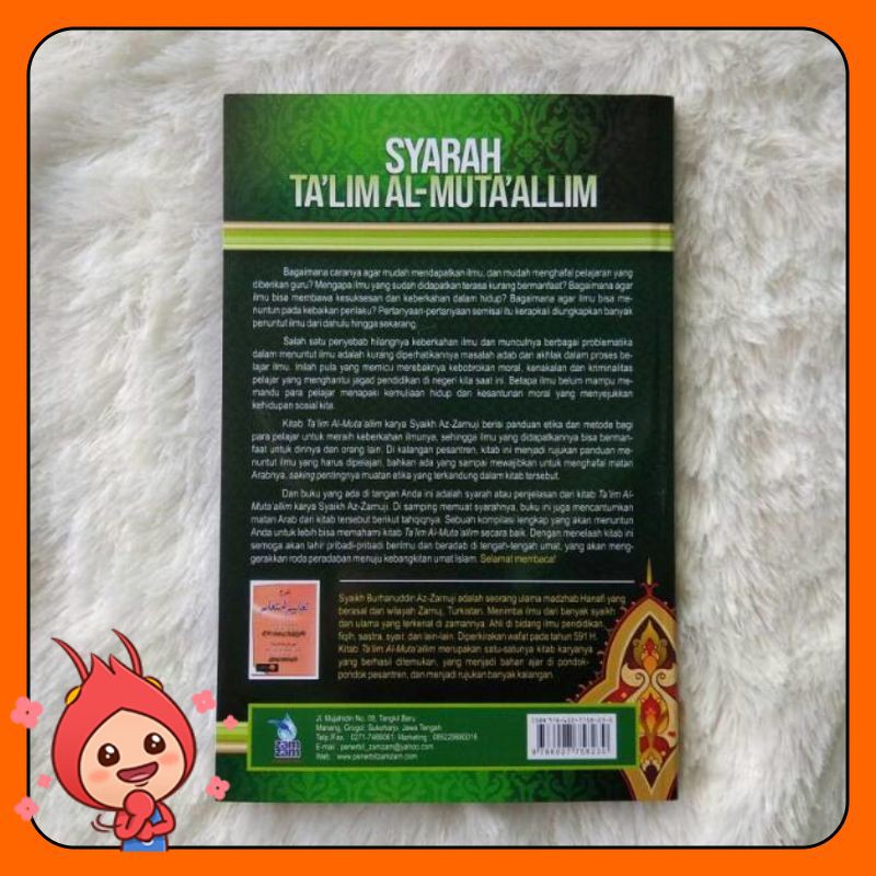 Buku syarah talim mutaallim terjemah lengkap kitab talim mutaallim