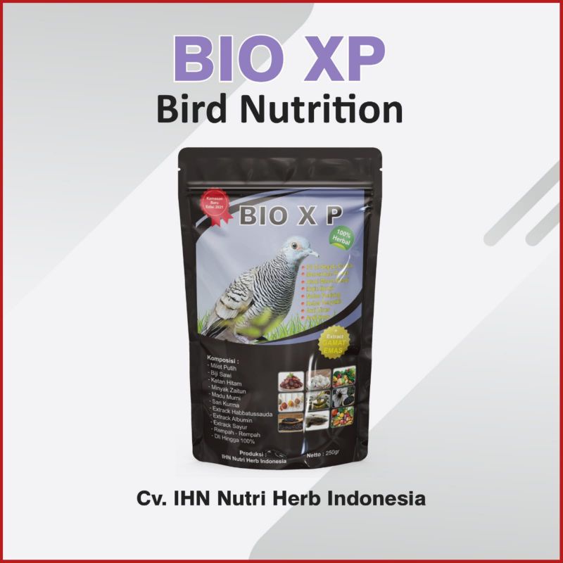 Pakan Burung Perkutut Gacor Herbal Alami Bio Xp - Pakan Ternak Perkutut - Pakan Breeding Perkutut - Pakan Perkutut Bangkok - Pakan Perkutut Lokal - Pakan Khusus Lomba Burung Perkutut