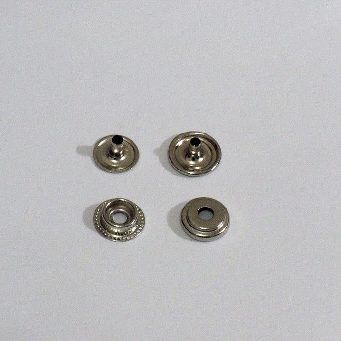 Kancing Jaket Nikel Silver (Kancing Kenop) 14 mm