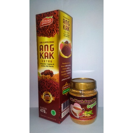 

madu angkak 470gr+jahe merah 100gr