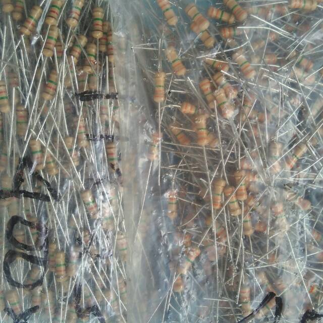 10pcs Resistor 1/2w 8k2 ohm, 10k ohm, 12k ohm, 15k ohm, 18k ohm, 22k ohm