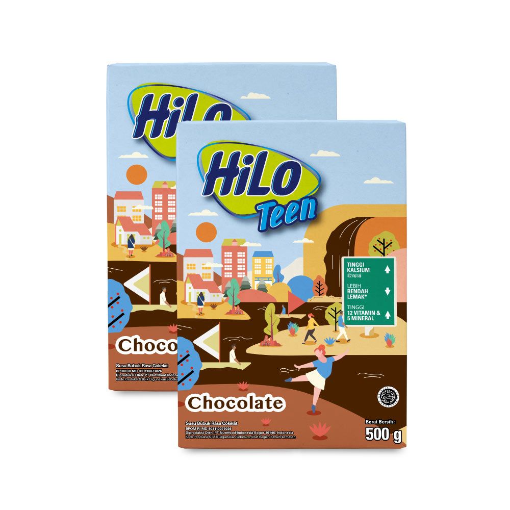 

Hilo Teen Chocolate 500 gram - Susu Tinggi Kalsium Rendah Lemak