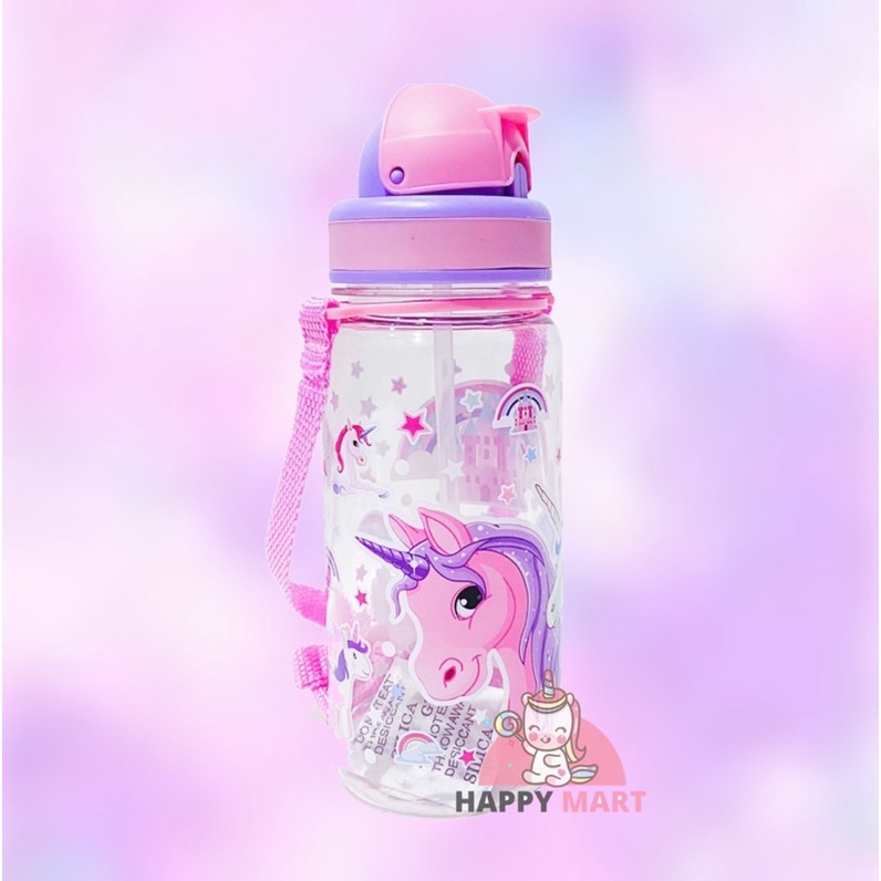 BOTOL MINUM ANAK KARAKTER UNICORN LOL  SPIDERMAN