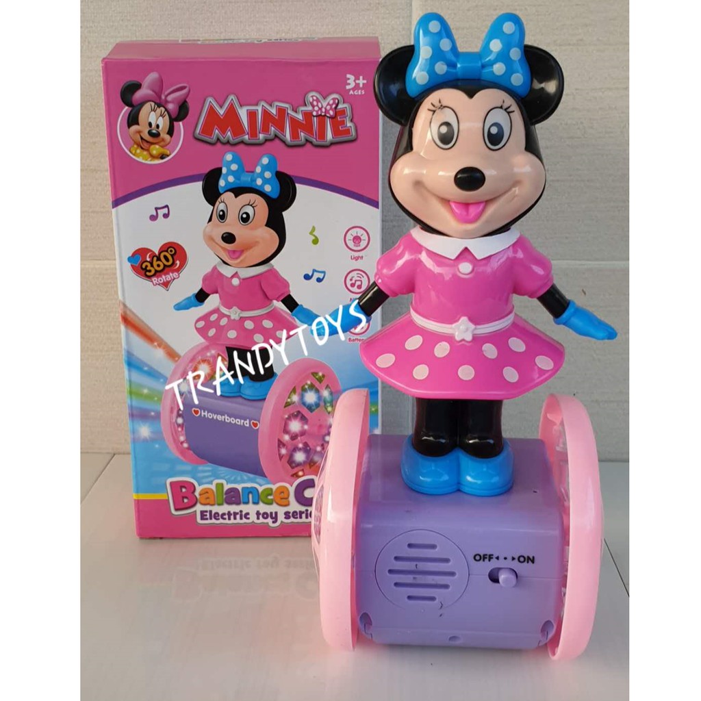 Mainan Anak Balance Car Balance Cartoon Musik Lampu [ Minie ]