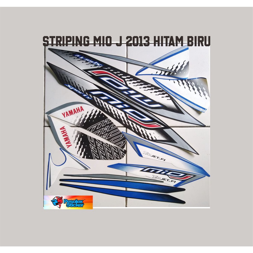 Striping Stiker Lis Body Motor Mio J 2013