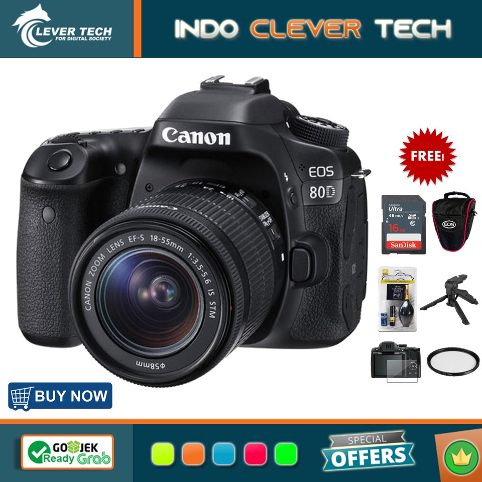 Canon EOS 80D Kit 18-55mm IS STM
