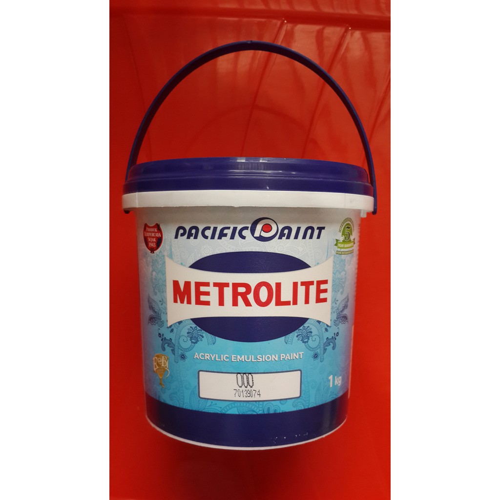 Cat Tembok Metrolite Putih 1kg