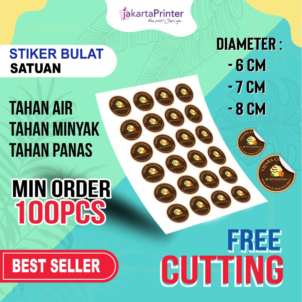 

STIKER DECAL A3+ BULAT OVAL