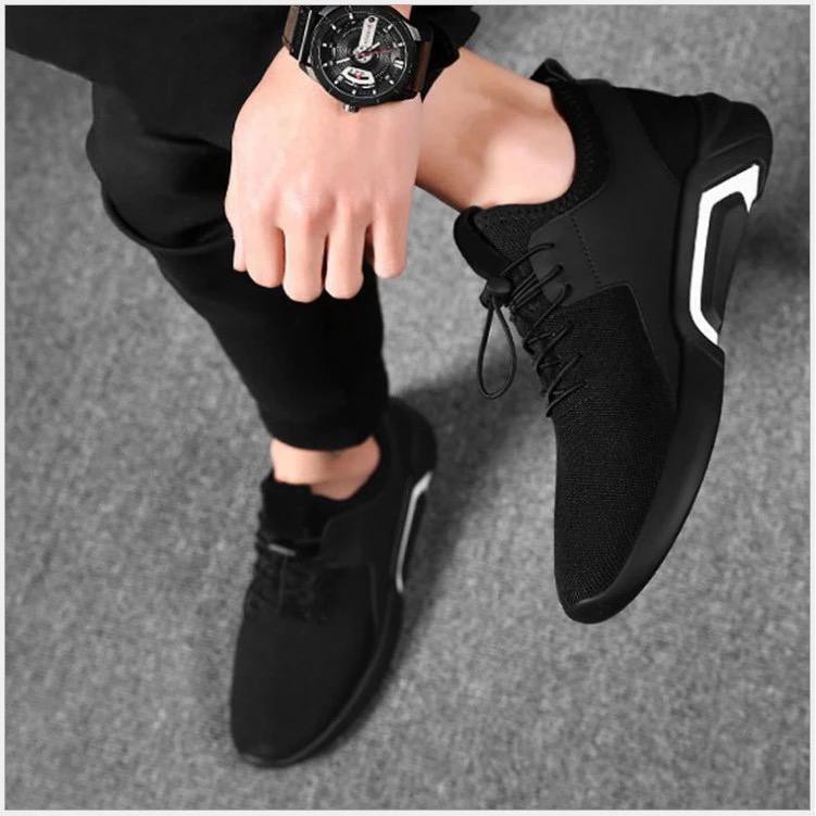 Boshkey [COD] TD14 Sneakers Import Sepatu Olahraga Pria Kasual Running Sport Korea Import